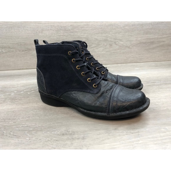 Clarks Shoes - Clarks Whistle Watch Women's Ankle Boots Black Leather 8 Casual Comfort Shoes